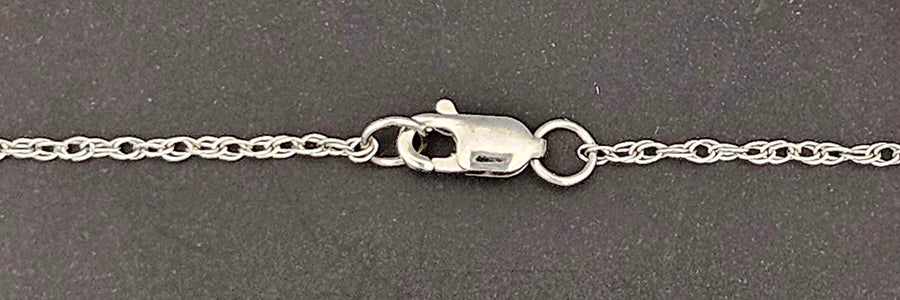 1 ct Lab-Grown Double Bail Pendant Necklace