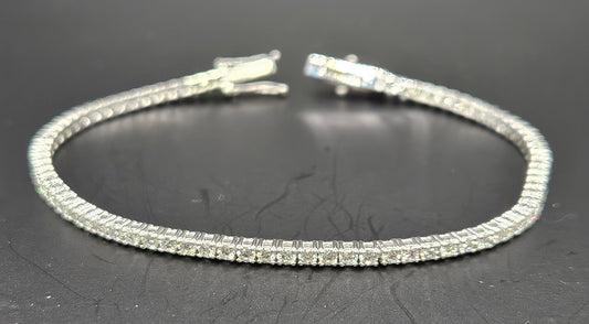 2.5-2.75 ct tw Tennis Bracelet - Lab-Grown in 14k White Gold